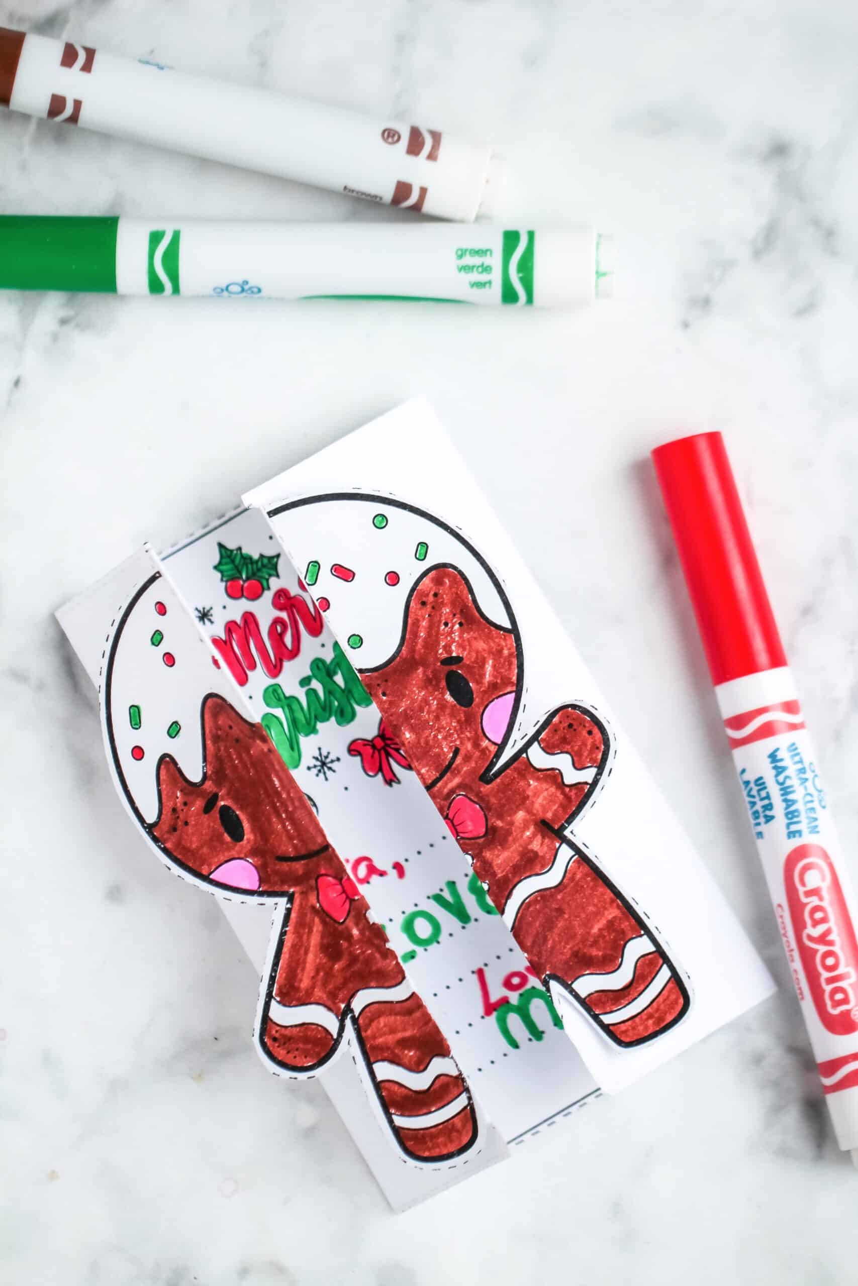 foldable printable christmas cards
