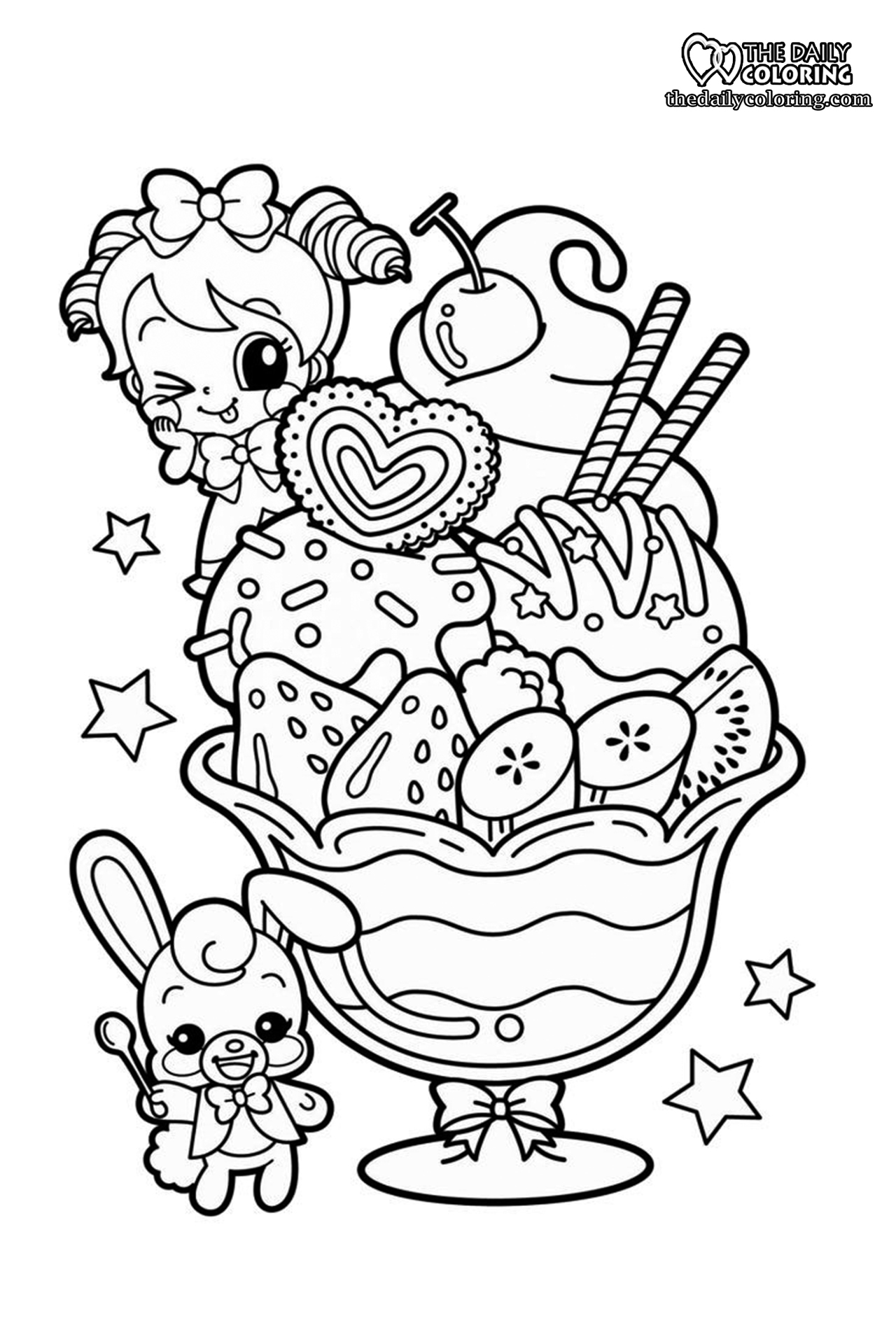 Printable Food Coloring Pages