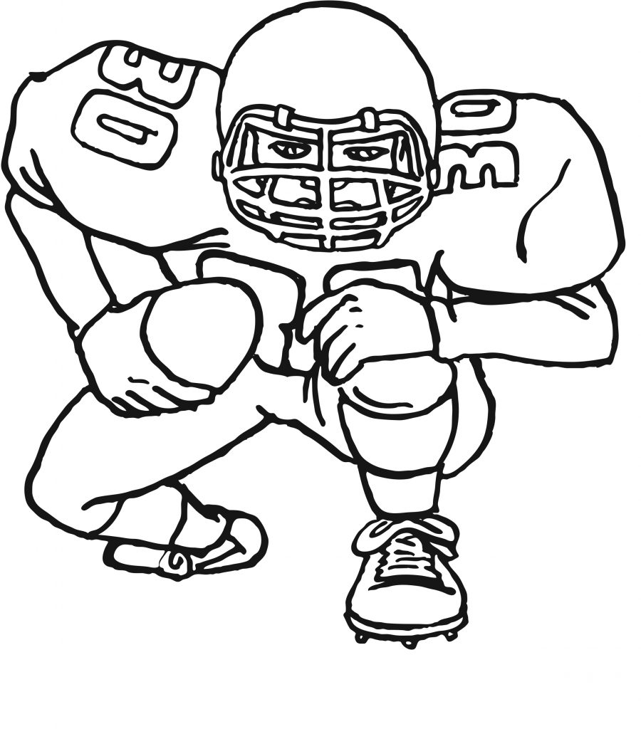 Printable Coloring Pages Football
