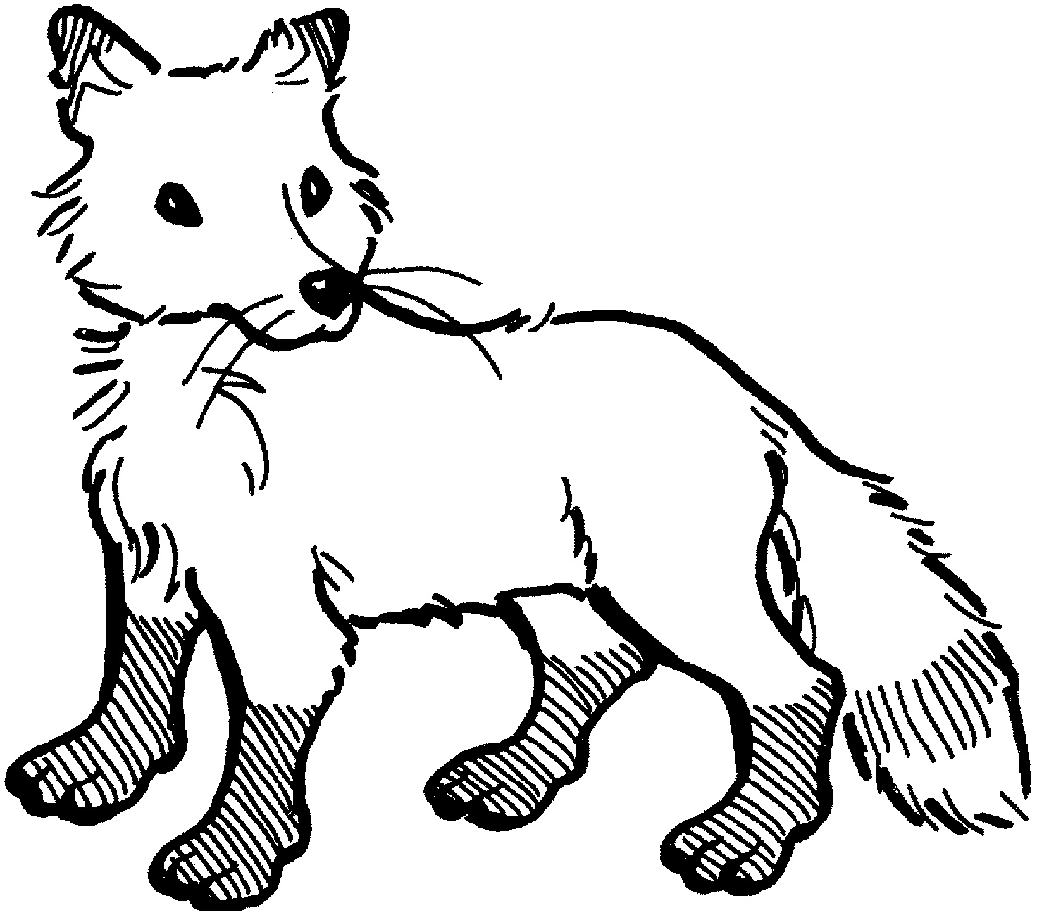 Free Printable Fox Coloring Pages For Kids