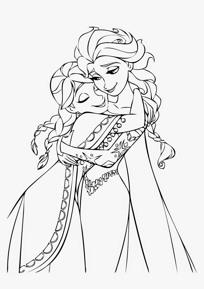 Frozen Coloring Pages Printable Free