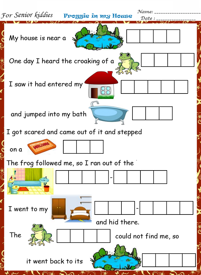 free printable fun activity sheets