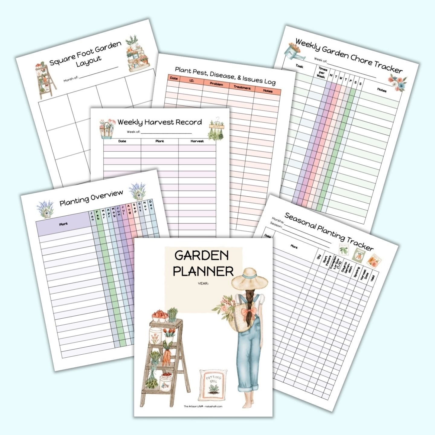 Free Printable Garden Journal Template Fillable Form 2023