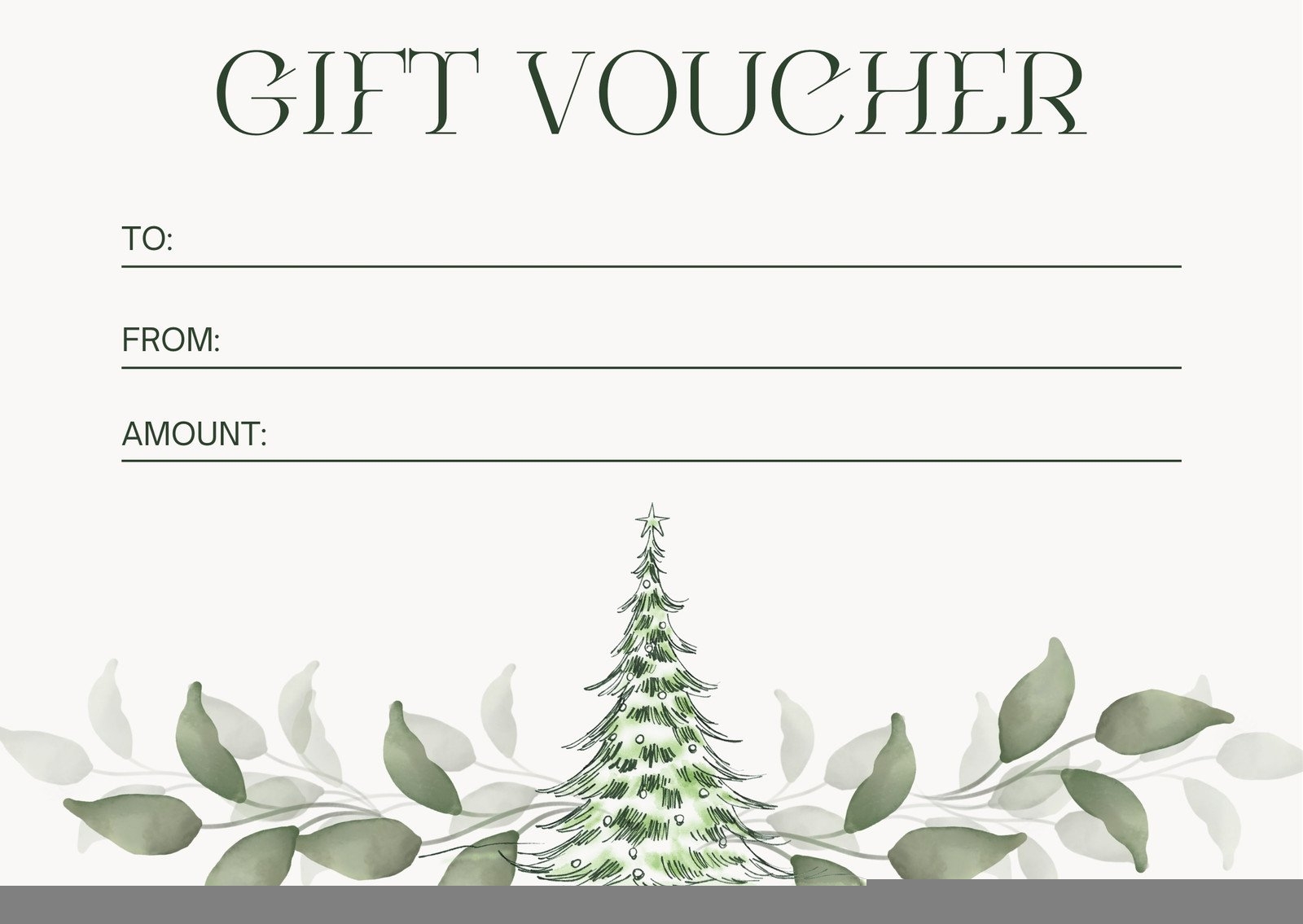 Free Printable Gift Certificates Templates Christmas Template Samples