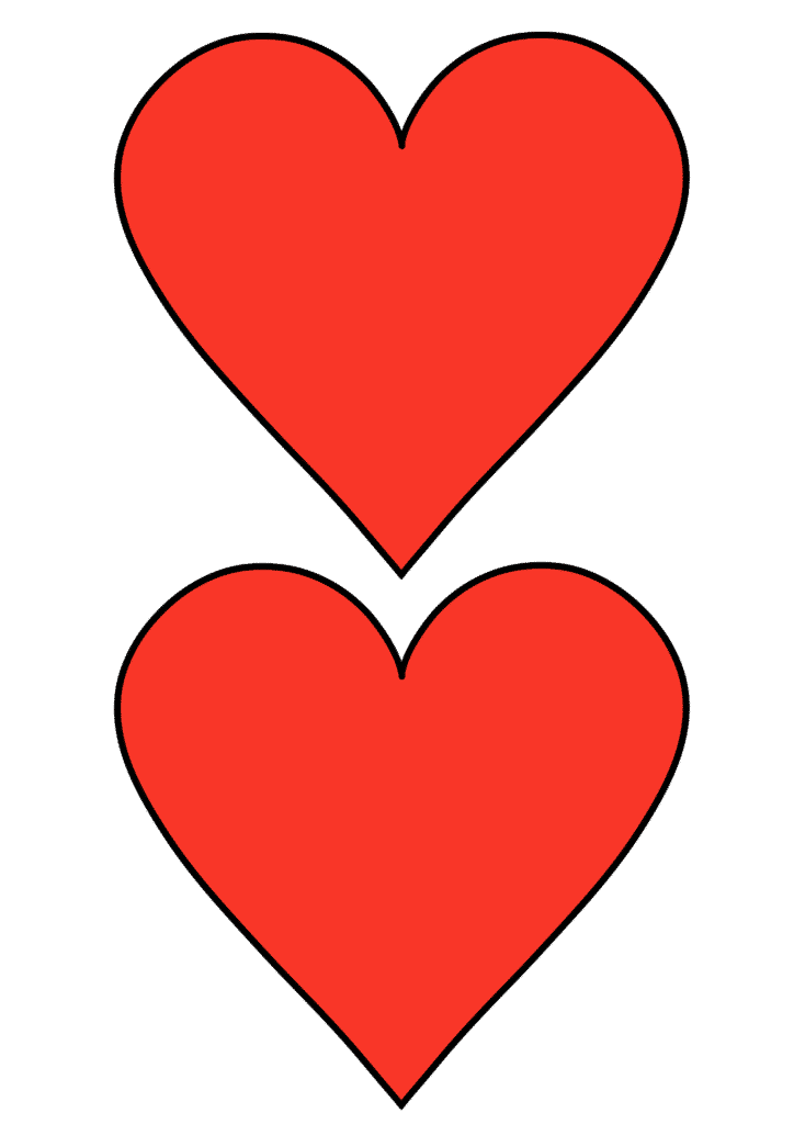 free printable heart background