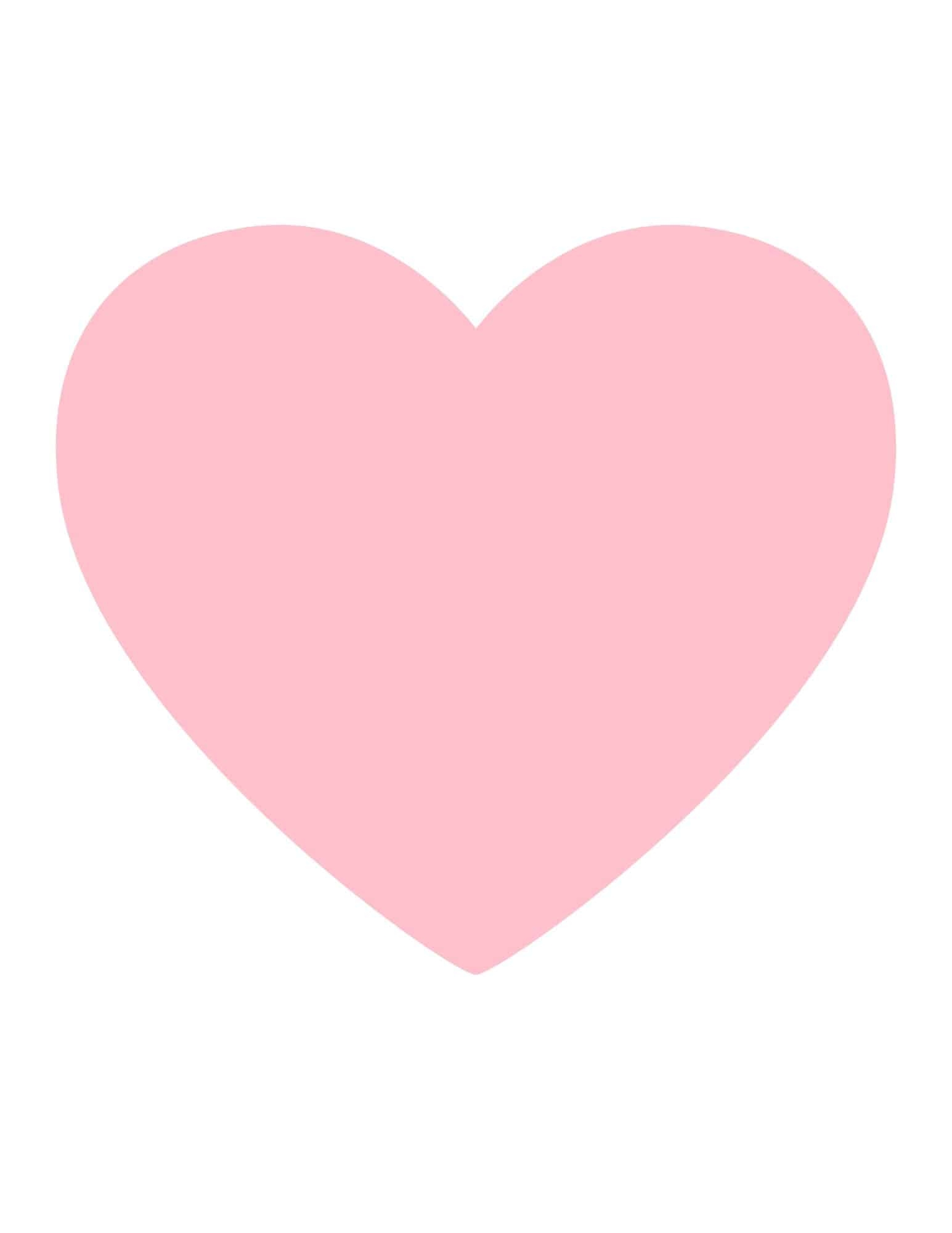 free printable templates for hearts
