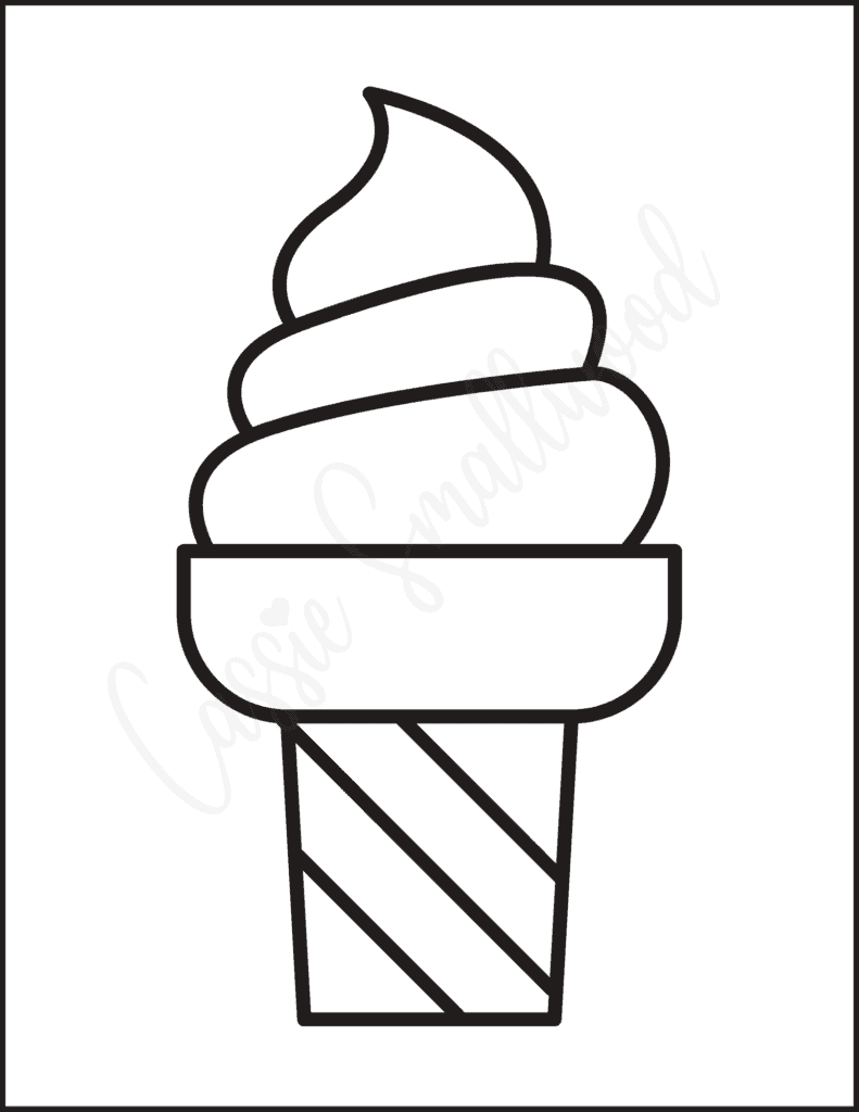 Free Printable Ice Cream Template Ice Cream Template Ice 44 OFF
