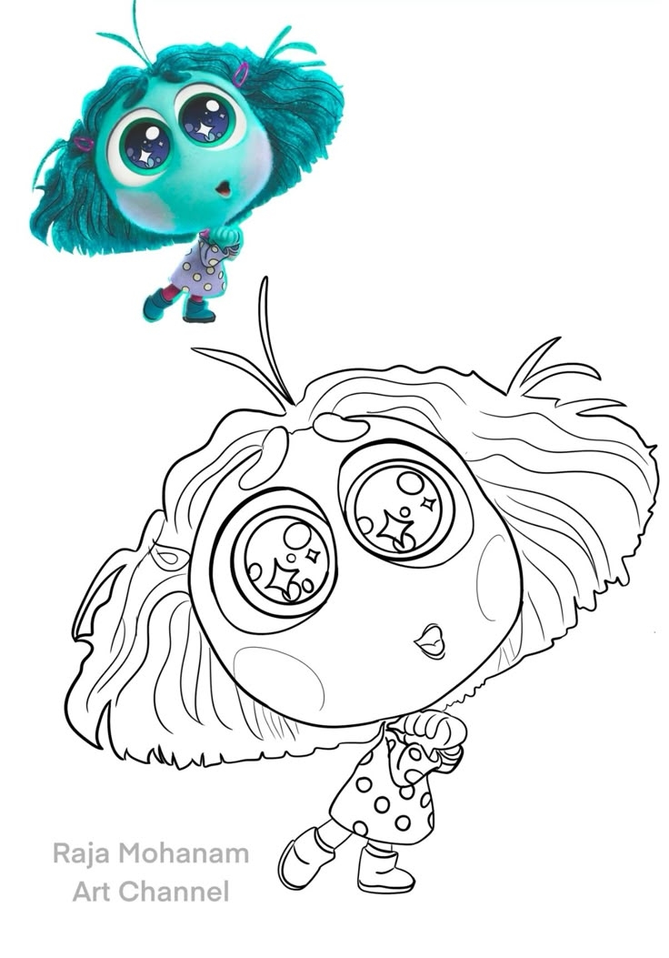 Inside Out 2 Coloring Pages Printable