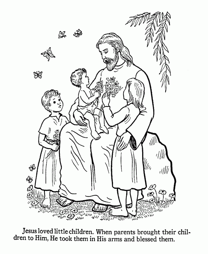 Free Printable Jesus Coloring Pages For Kids