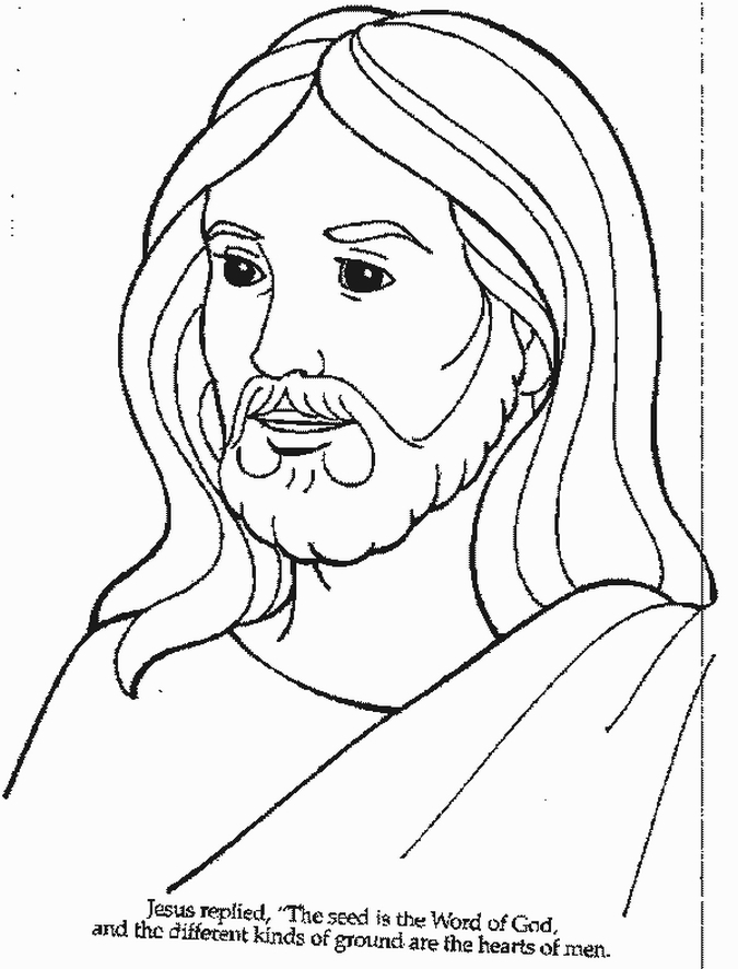 free coloring pages jesus