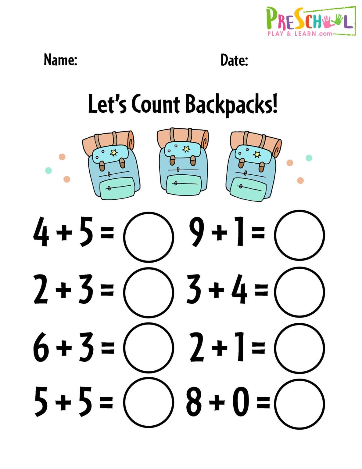 worksheet kindergarten