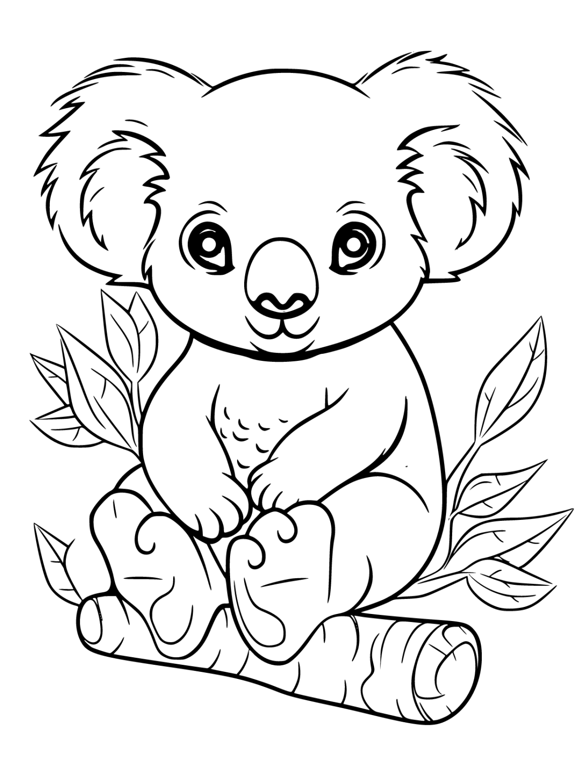 Koala Color Page
