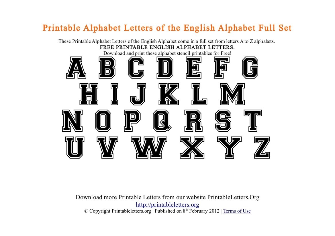 Free Printable Letters Pdf AlphabetWorksheetsFree