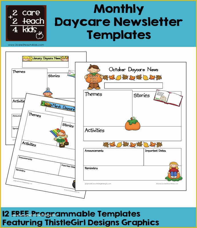Free Printable Newsletter Templates Of Child Care Newsletters Free 