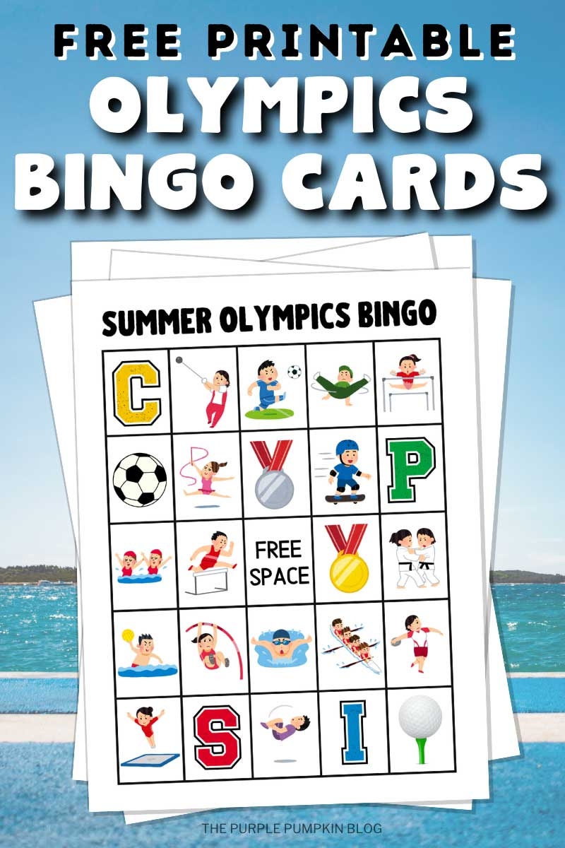 Free Printable Olympics Bingo Cards Summer Olympic Games Worksheets 