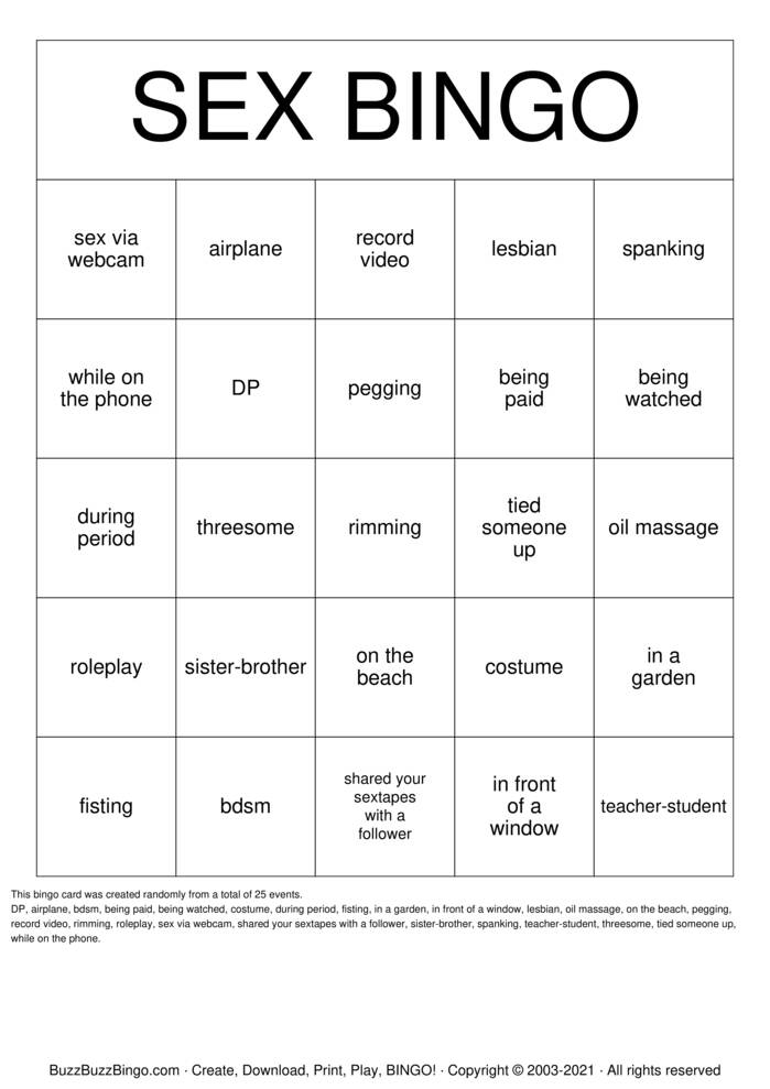 sex cards printable free