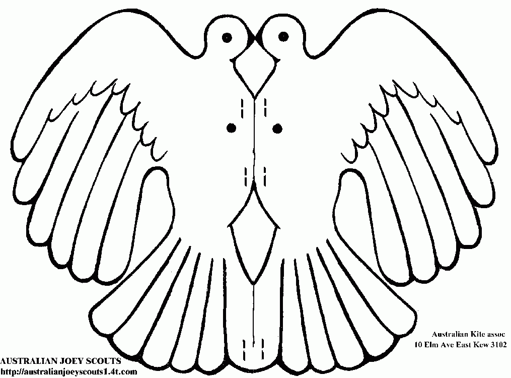 free printable peace dove template