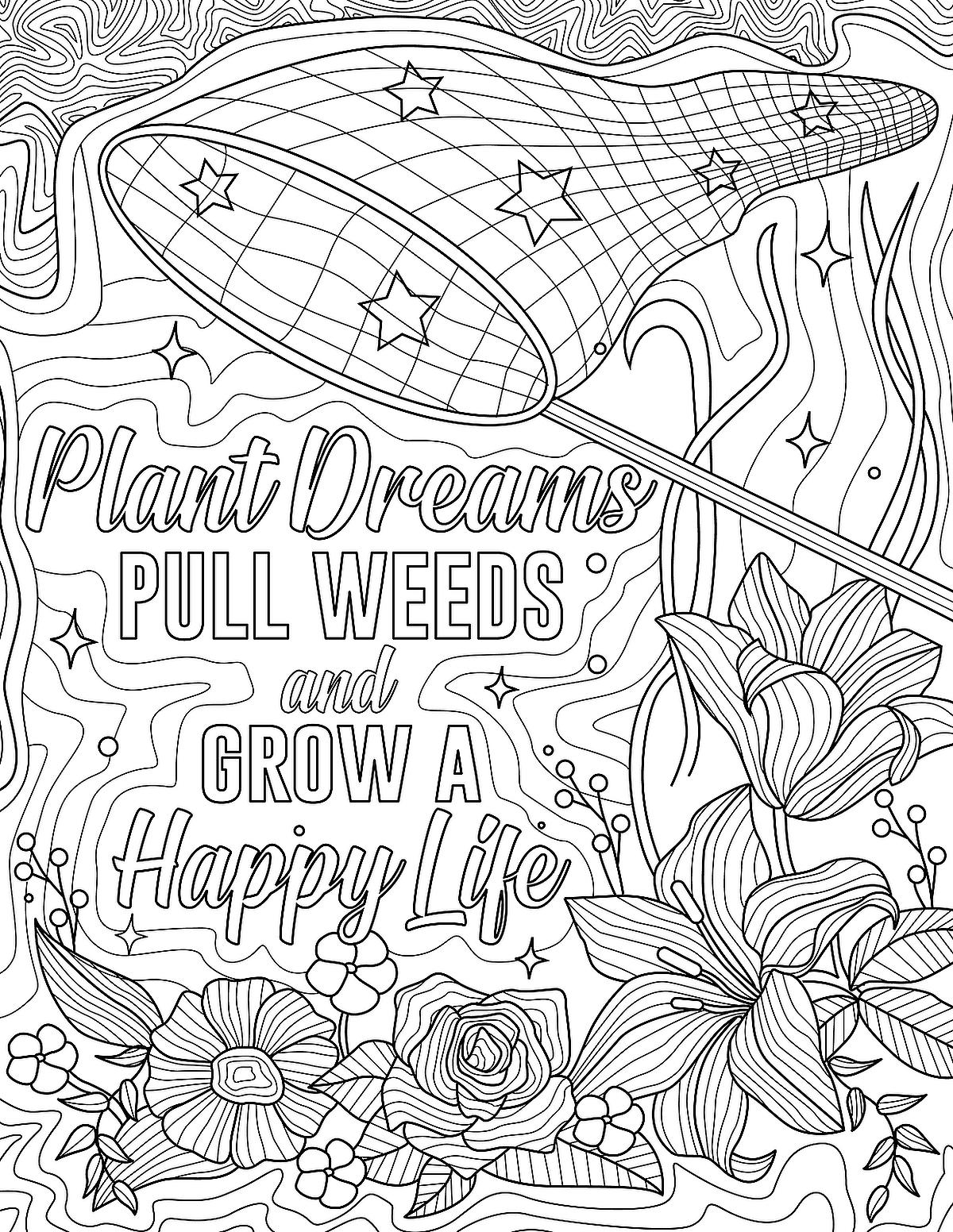 Positive Coloring Pages