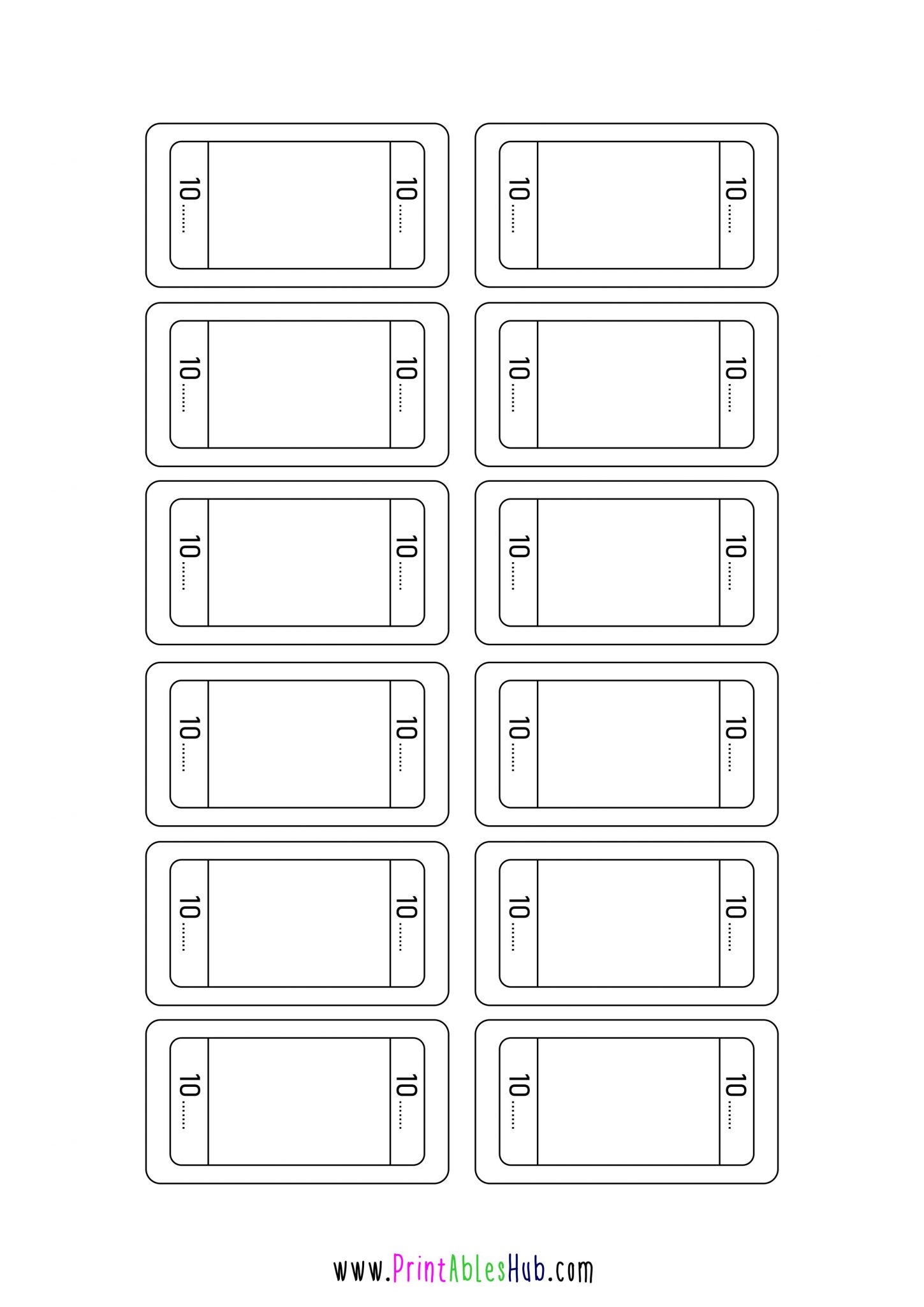 free printable template printable numbered raffle tickets pdf