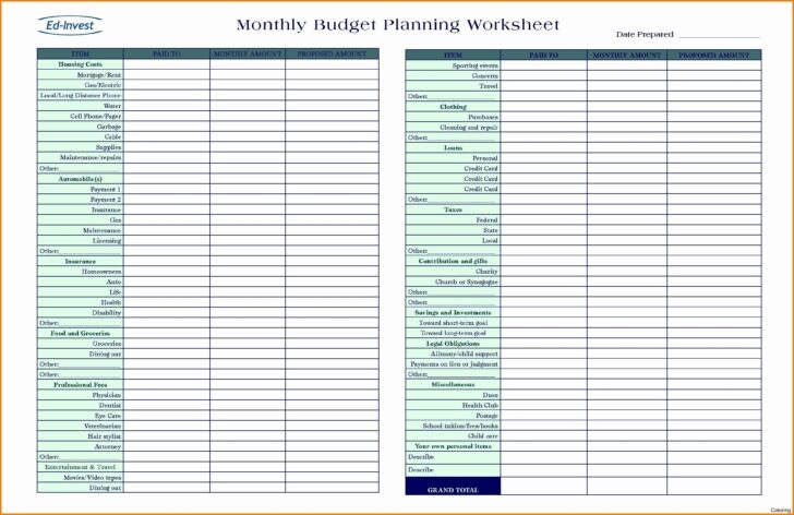 Free Printable Retirement Budget Worksheet Printable Worksheets