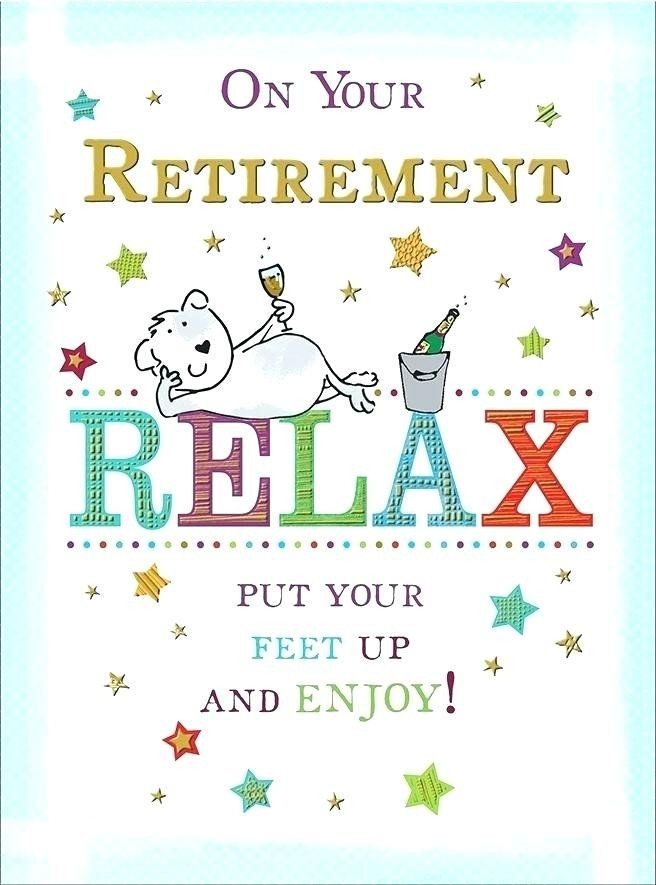 retirement card printable free