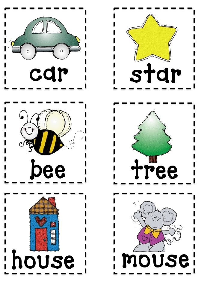 Free Printable Rhyming Words Flash Cards Gerald Printable