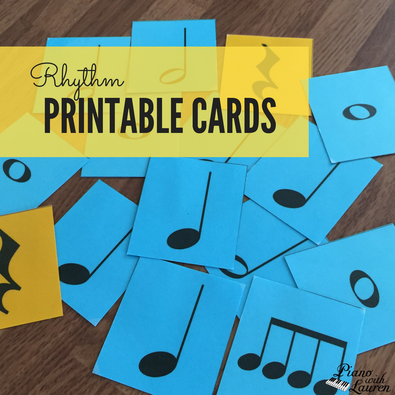 rhythm flash cards printable free