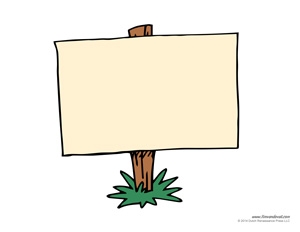 Free Printable Sign Templates Blank Sign PDFs