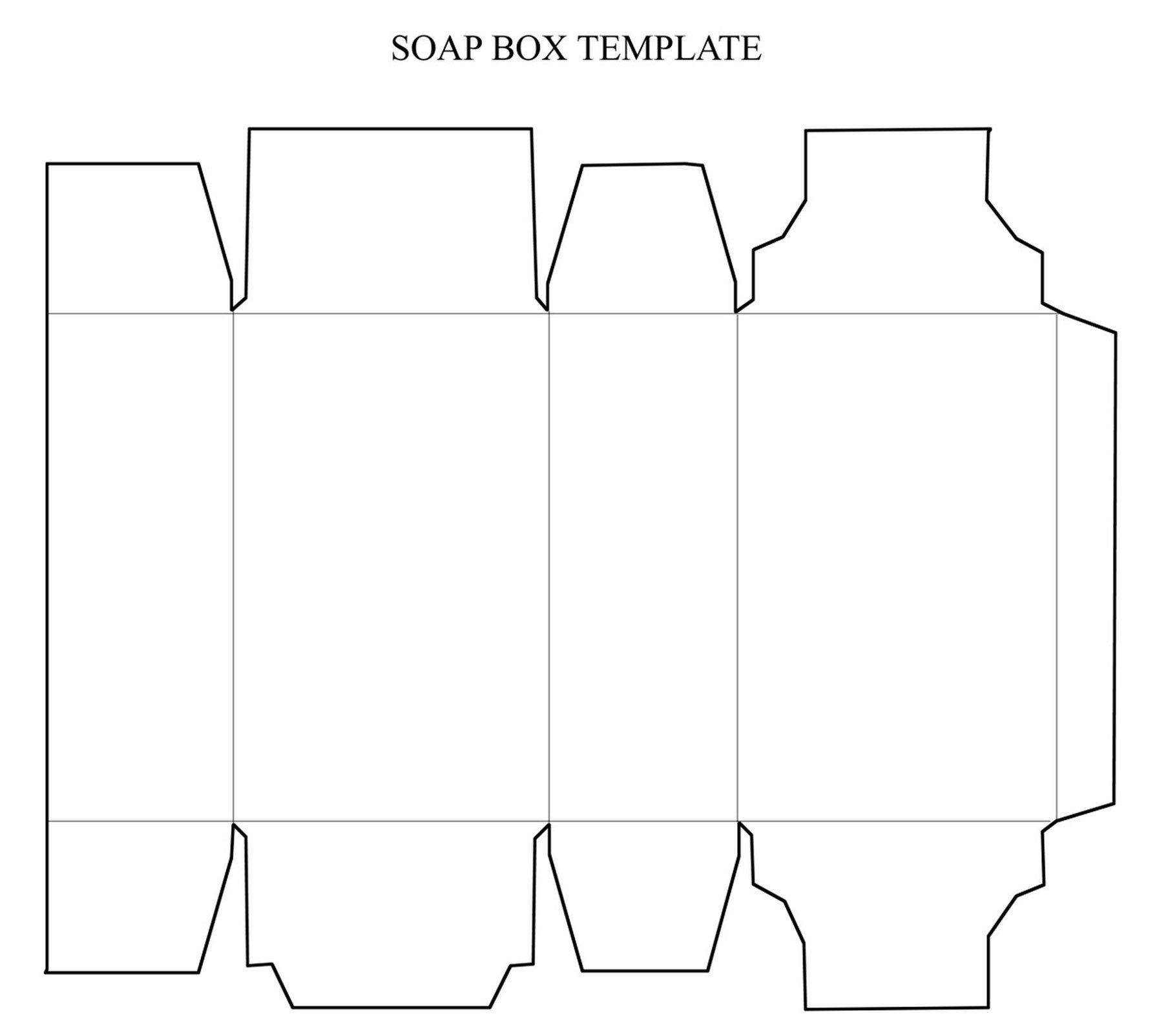 Free Printable Soap Box Template Printable Templates