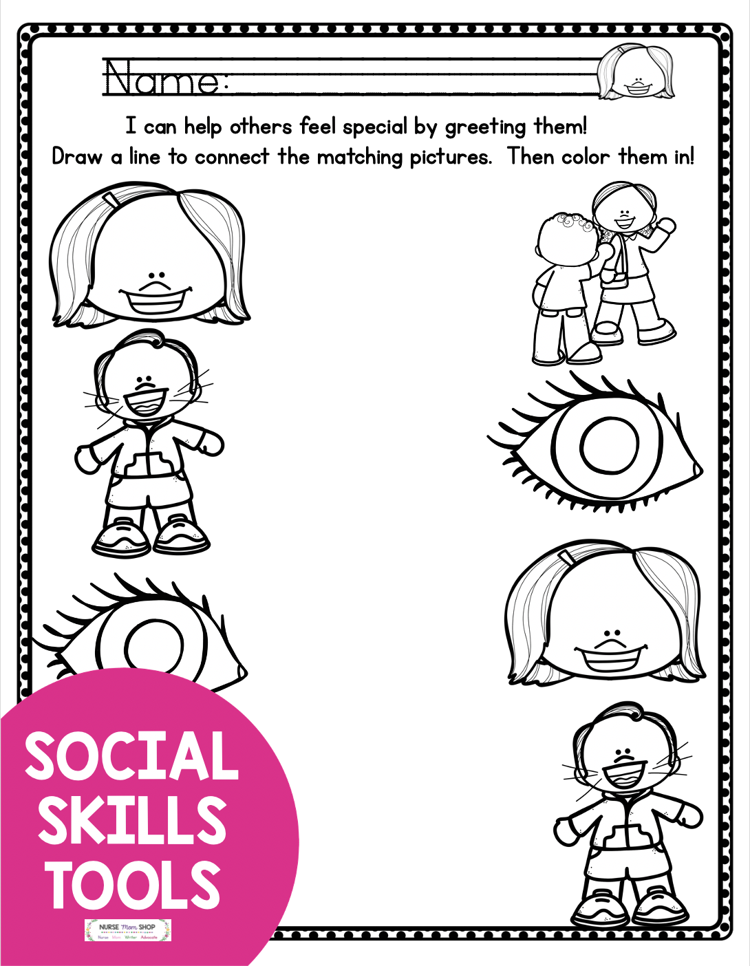worksheets on social skills