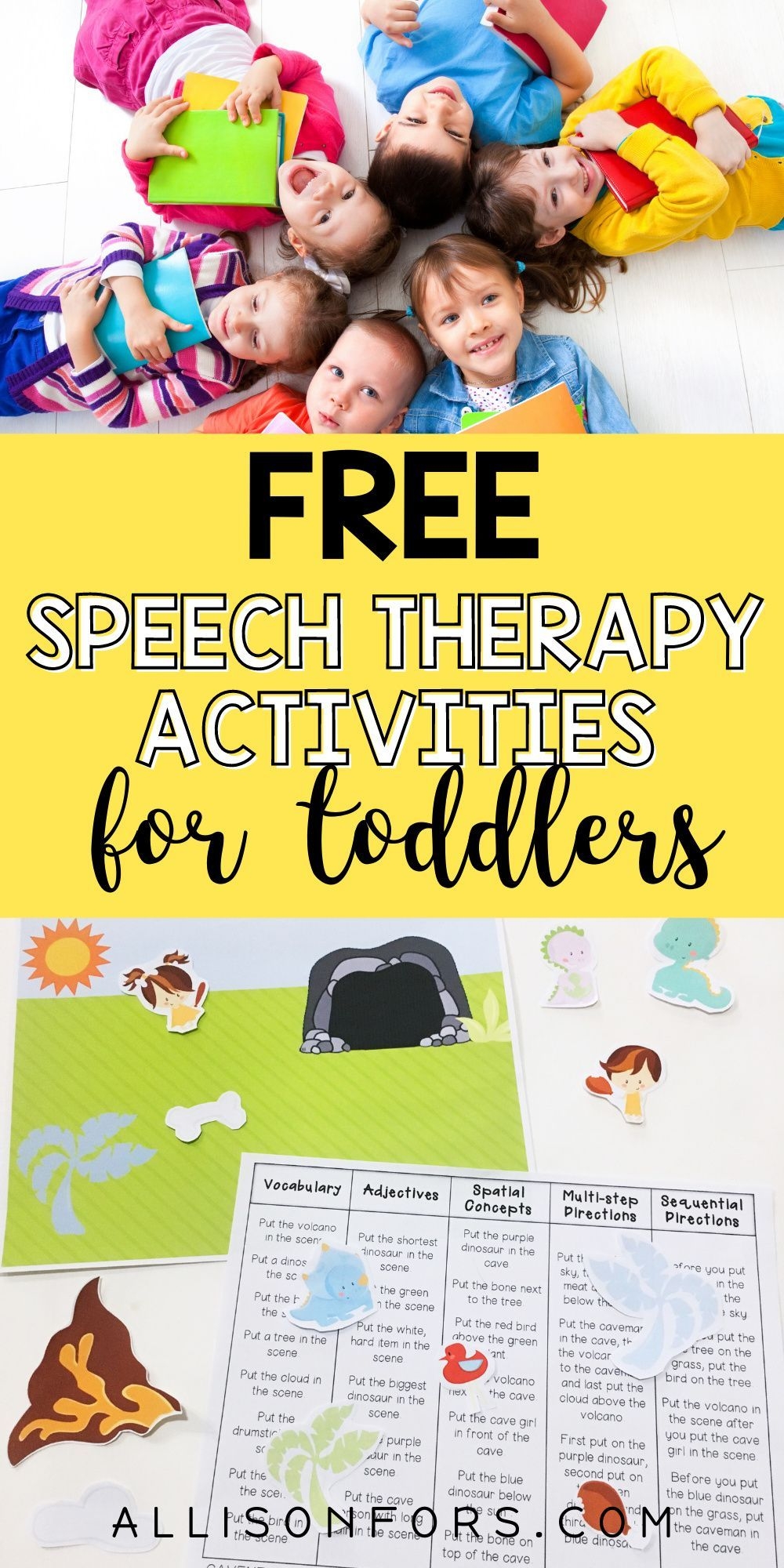 free printable speech therapy activities for toddlers pdf