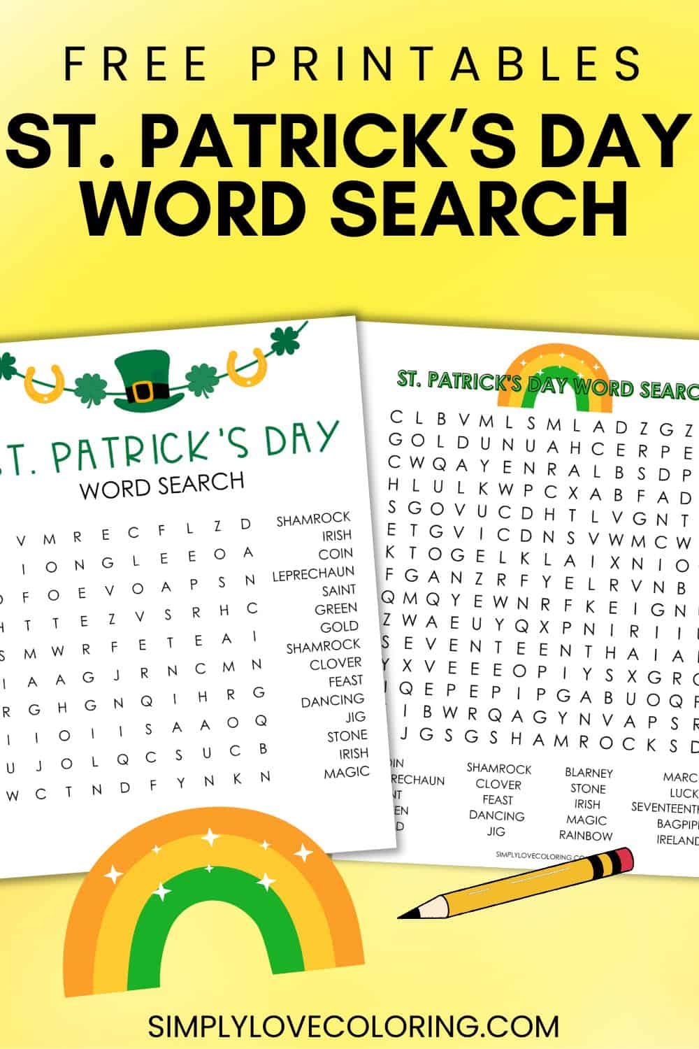 st patrick's day printable card