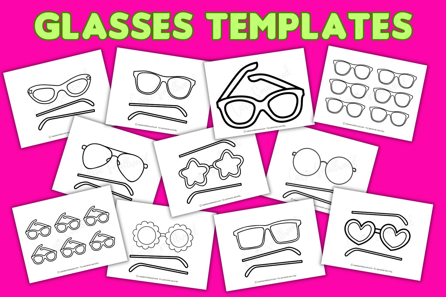 Free Printable Sunglasses Template Summer Coloring Pages 42 OFF