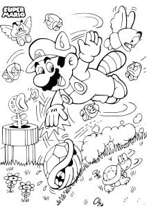 Free Printable Super Mario Coloring Pages Pdf Infoupdate