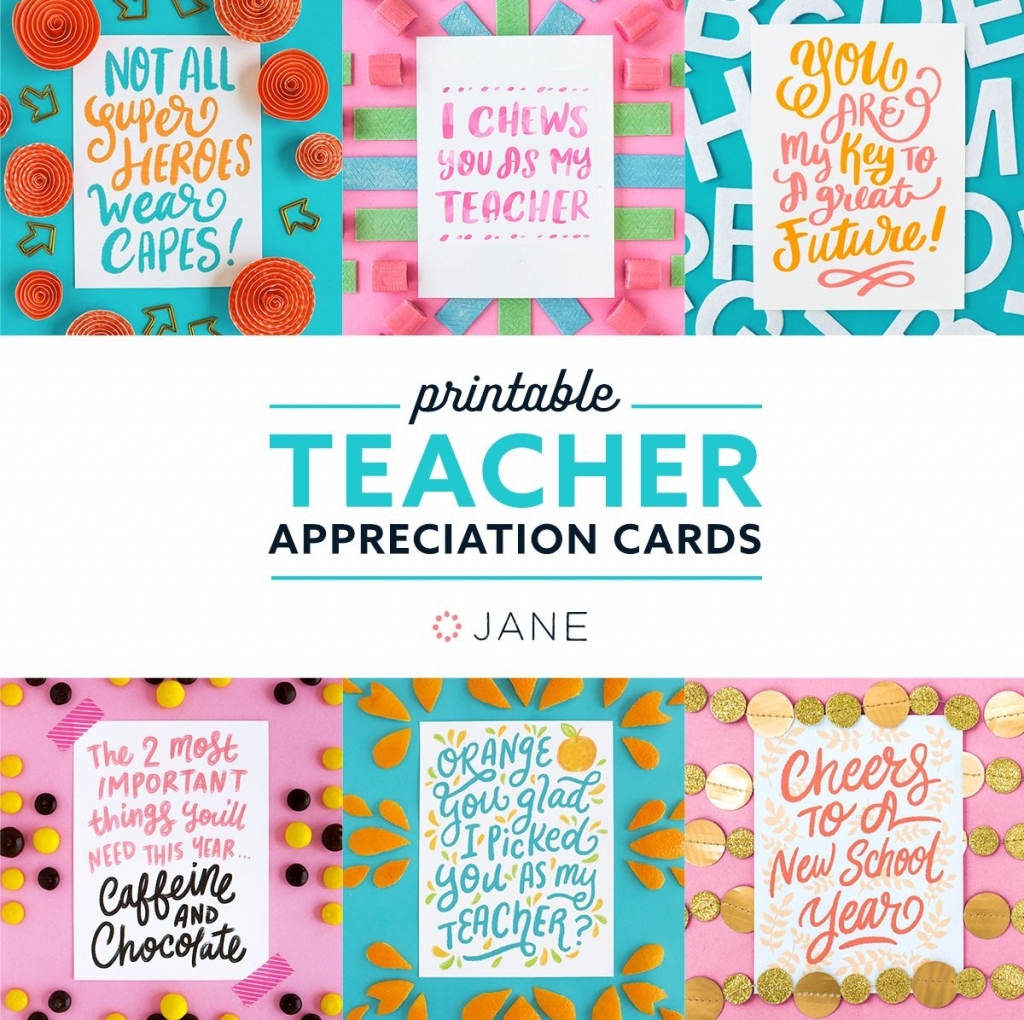Free Printable Teacher Appreciation Cards Printable Card Free