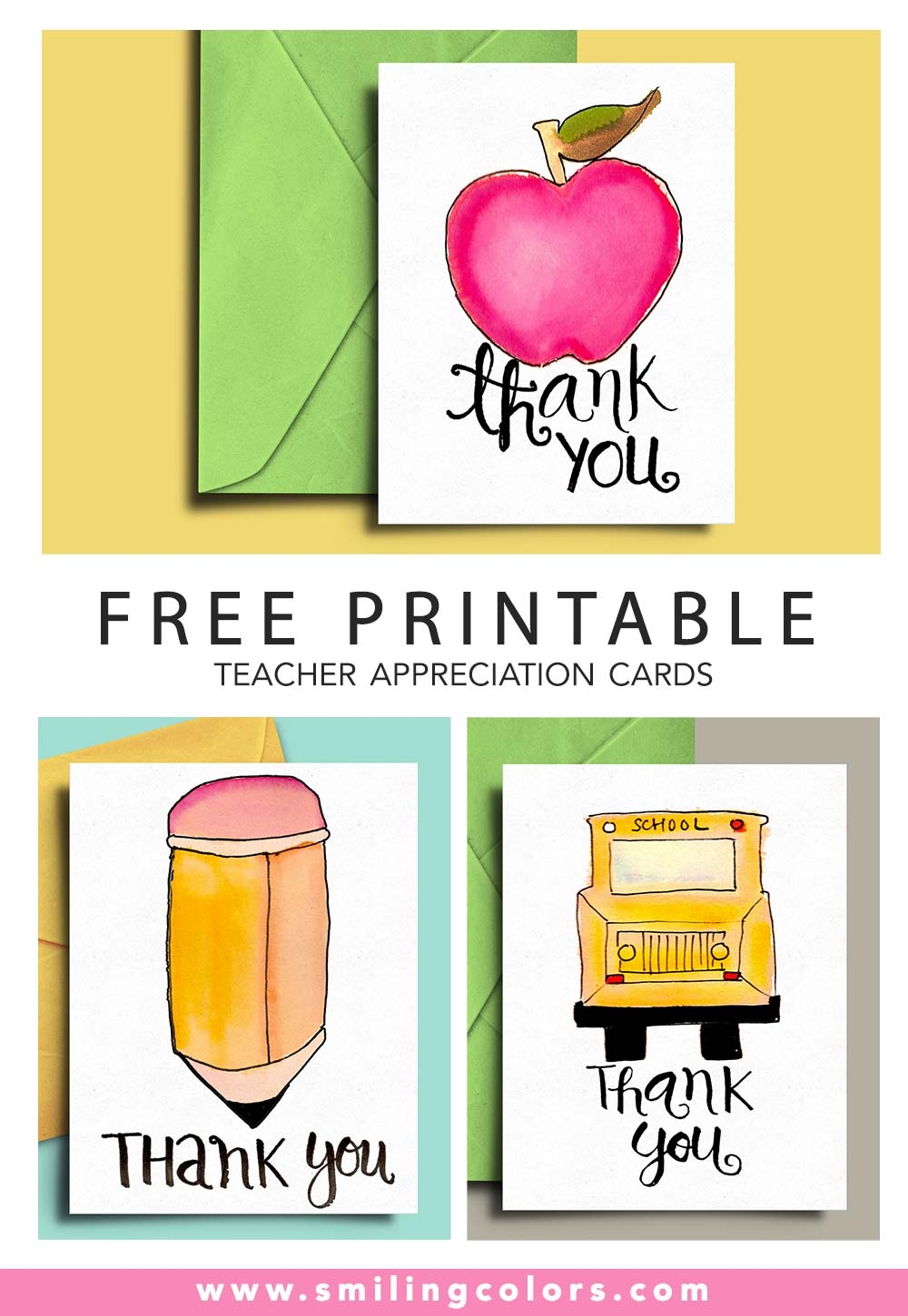 teachers day printable teacher appreciation cards