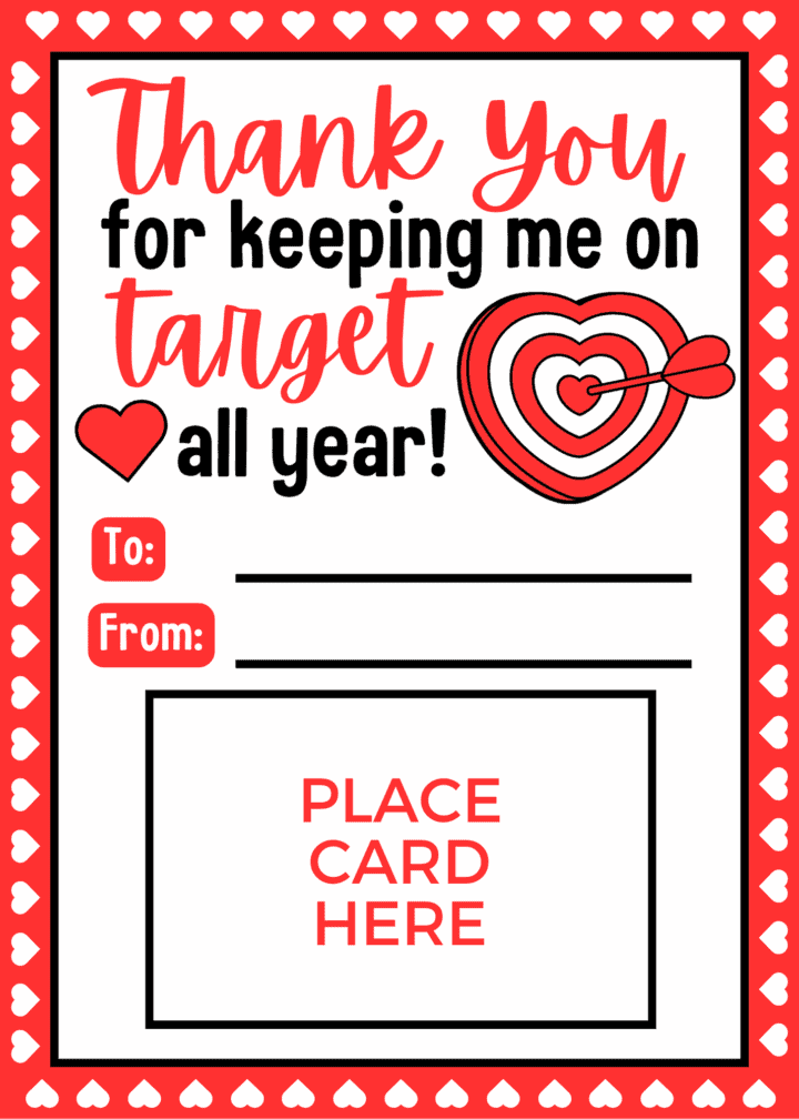 Free Printable Teacher Valentine Gift Card Holders Prudent Penny Pincher