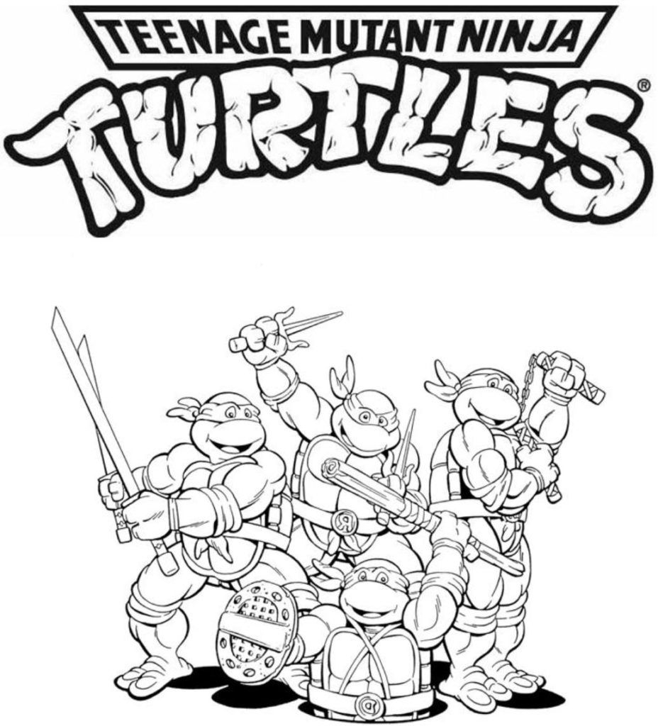 Coloring Pages Teenage Mutant Ninja Turtles