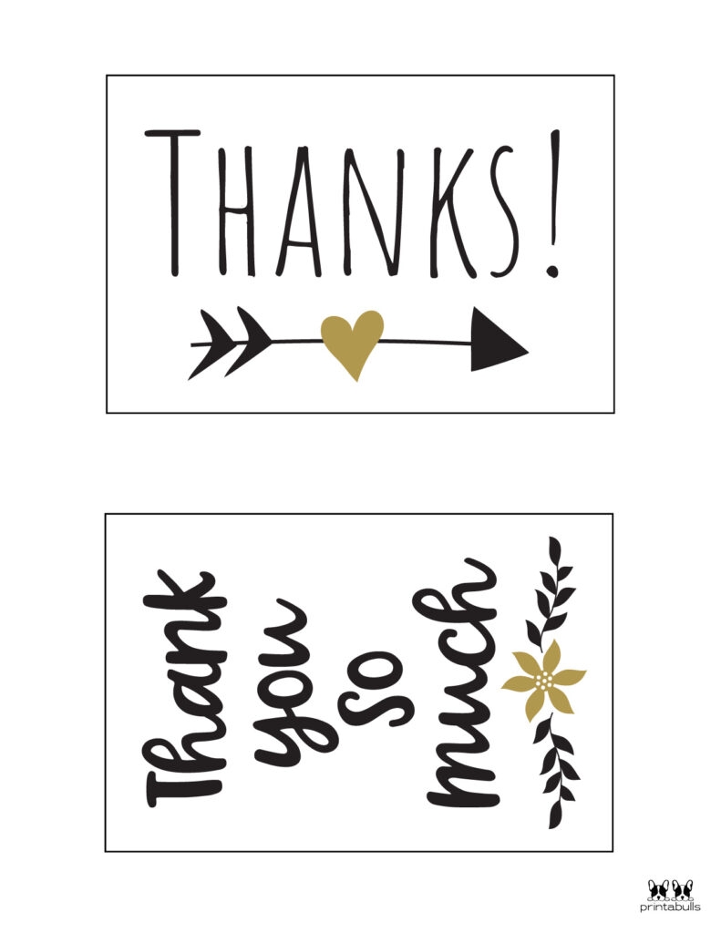 Free Printable Thank You Card Template Cardtemplate my id