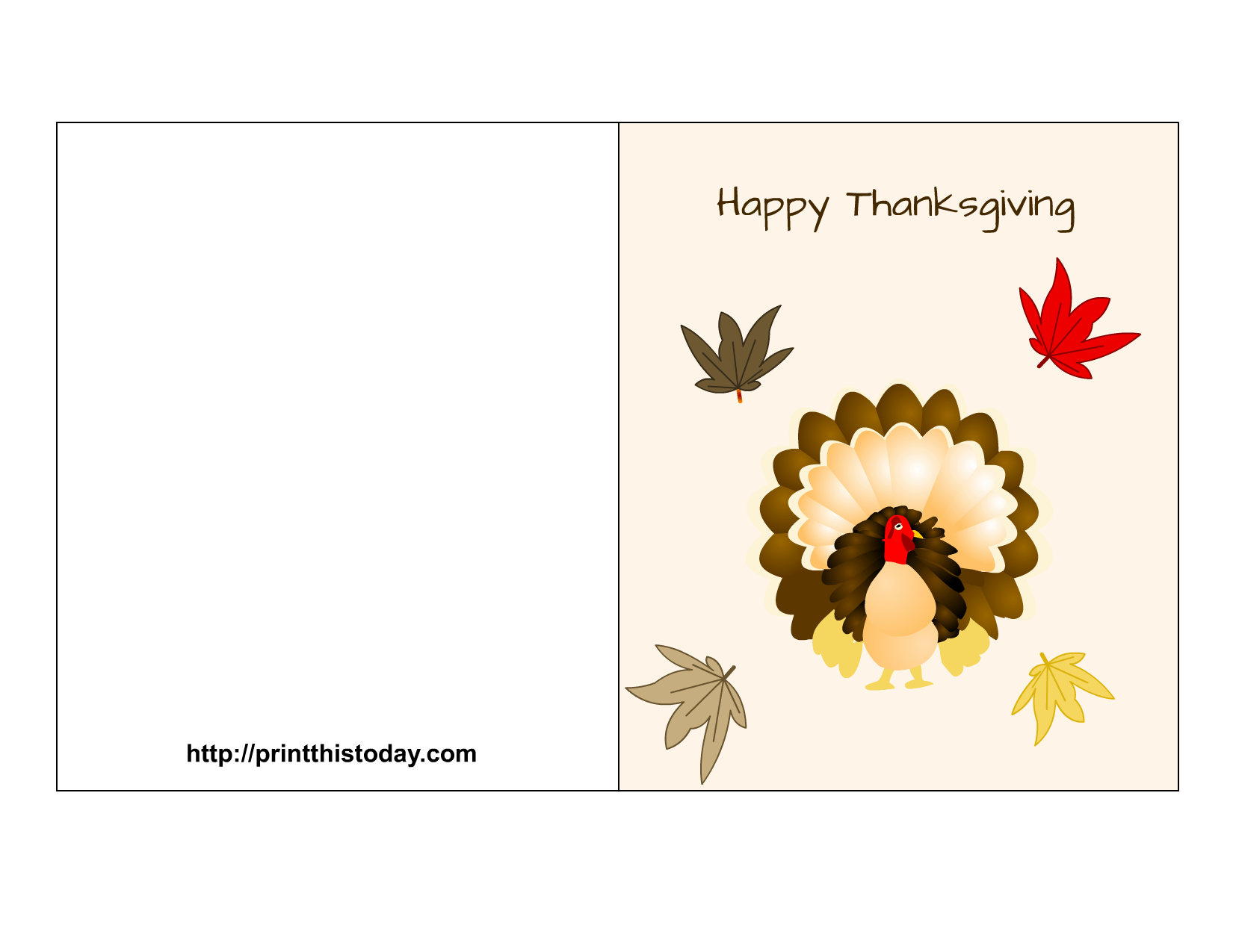 thanksgiving card printable free