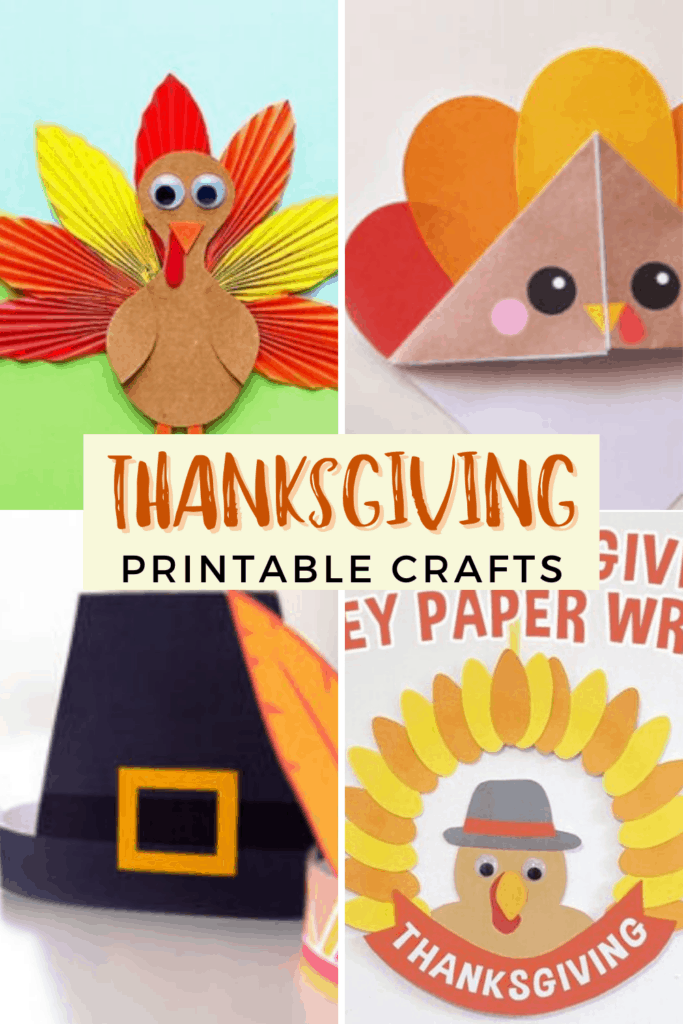 free printable thanksgiving crafts for preschoolers