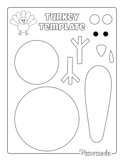 free printable turkey writing template