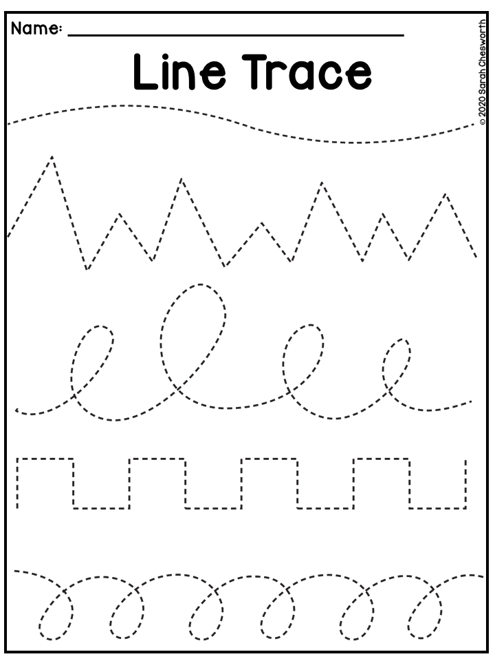 tracing worksheets free printable