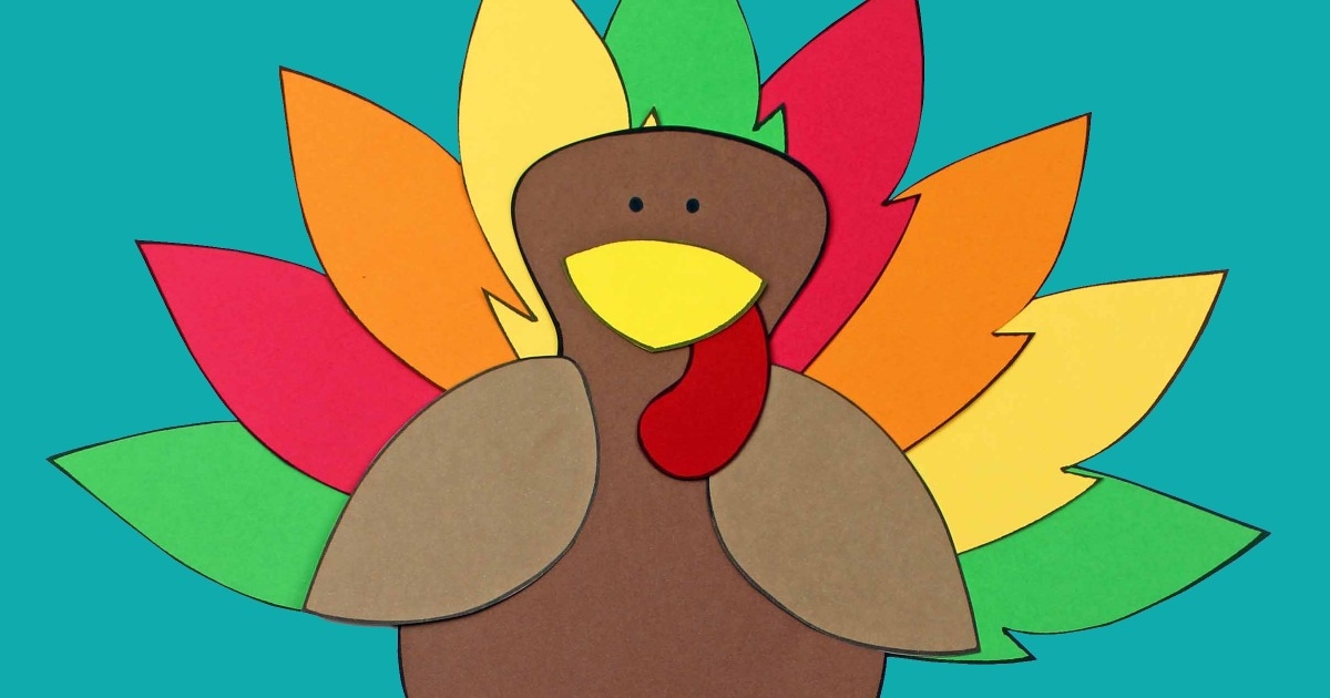 Free Printable Turkey Craft For Thanksgiving Mama Likes This