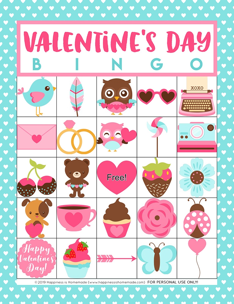valentine's day bingo cards printable free