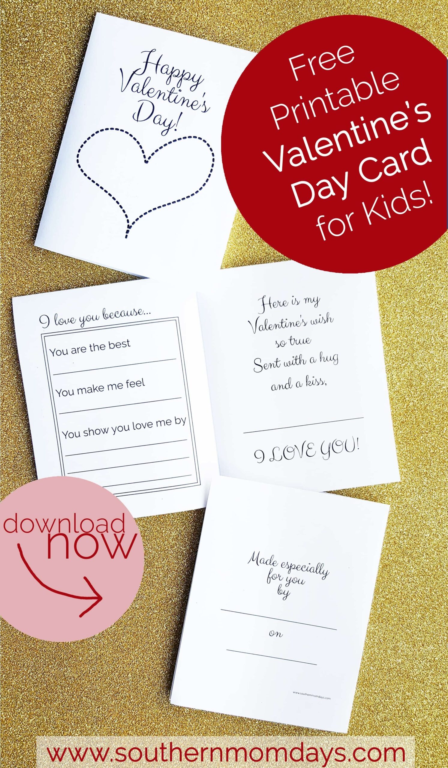 valentines day cards for mom printable