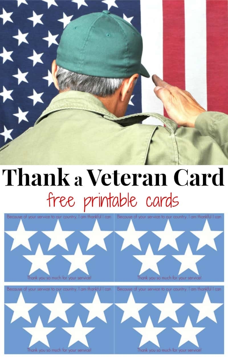 veterans day card printable free