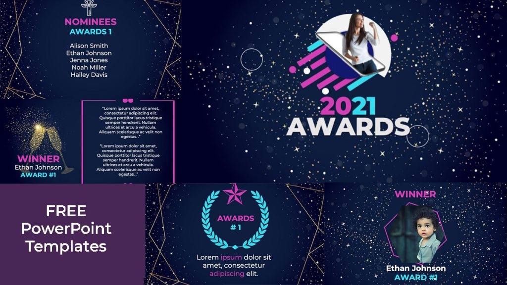  FREE Professional Awards 2021 2022 PowerPoint Templates