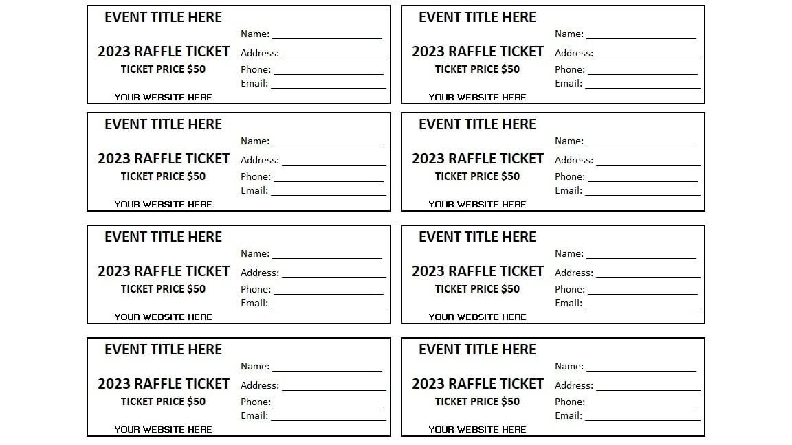 Free Raffle Ticket Template PDF Templates Jotform 60 OFF