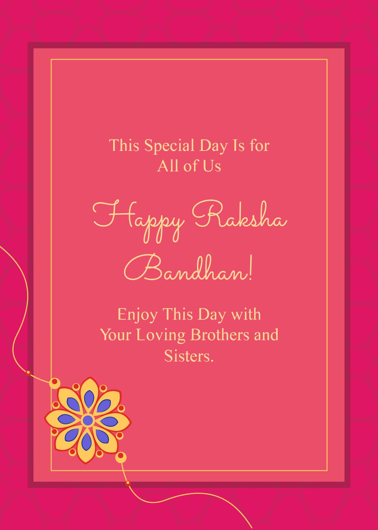 FREE Raksha Bandhan Card 2024 Templates Examples Edit Online 